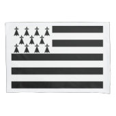 Patriotic Brittany Flag Kussensloop (Voorkant)