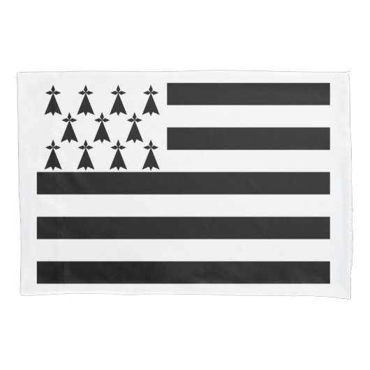 Patriotic Brittany Flag Kussensloop (Voorkant)