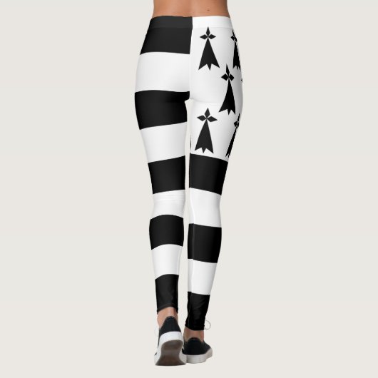 Patriotic Brittany Flag Leggings (Achterkant)