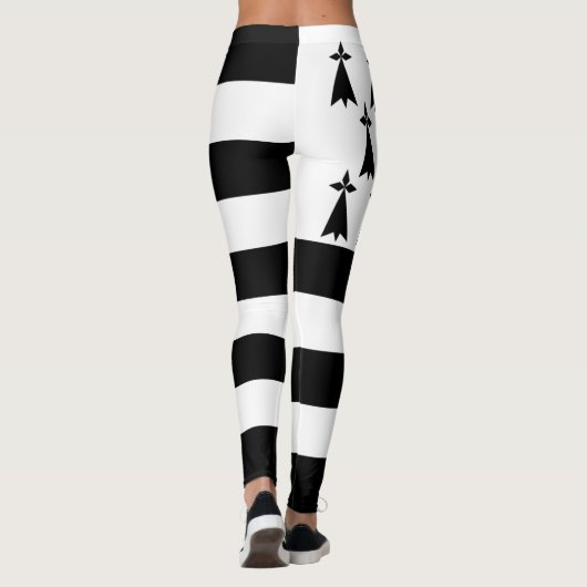 Patriotic Brittany Flag Leggings (Achterkant)