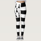 Patriotic Brittany Flag Leggings (Voorkant)