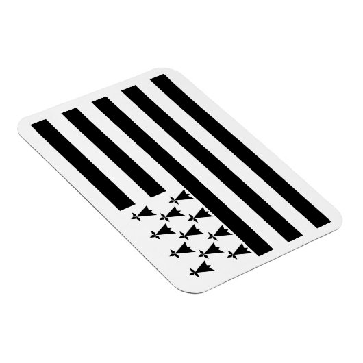 Patriotic Brittany Flag Magneet (Rechterzijde)