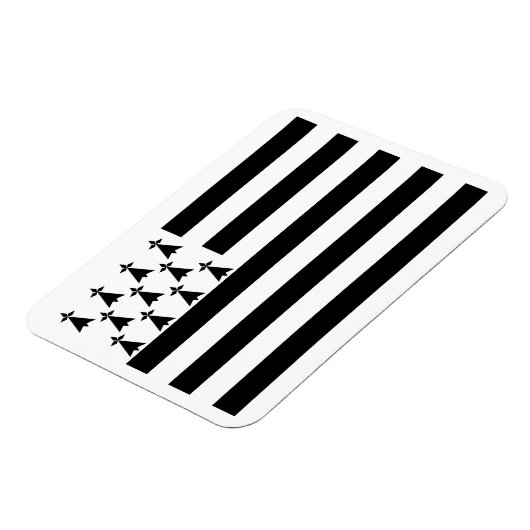 Patriotic Brittany Flag Magneet (Linkerzijde)