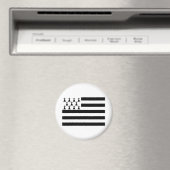 Patriotic Brittany Flag Magnet (Insitu (Vaatwasser))
