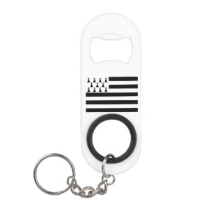 Patriotic Brittany Flag Mini Flessenopener