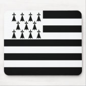 Patriotic Brittany Flag Muismat (Voorkant)