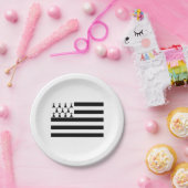 Patriotic Brittany Flag Papieren Bordje (Feest)
