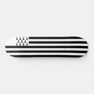 Patriotic Brittany Flag Persoonlijk Skateboard