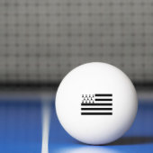Patriotic Brittany Flag Pingpongbal (Net)