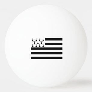 Patriotic Brittany Flag Pingpongbal