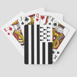Patriotic Brittany Flag Pokerkaarten
