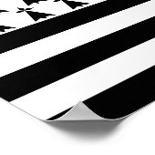 Patriotic Brittany Flag Poster (Hoek)
