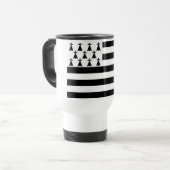 Patriotic Brittany Flag Reisbeker (Voorkant links)