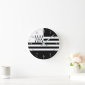 Patriotic Brittany Flag Ronde Klok (Huis)