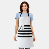 Patriotic Brittany Flag Schort (Gedragen)