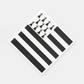 Patriotic Brittany Flag Servet (Hoek)