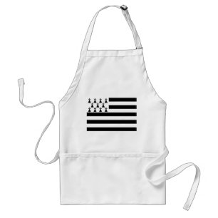 Patriotic Brittany Flag Standaard Schort