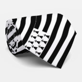 Patriotic Brittany Flag Stropdas (Opgerold)