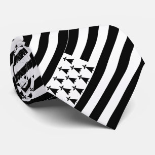 Patriotic Brittany Flag Stropdas
