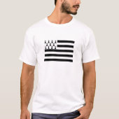 Patriotic Brittany Flag T-shirt (Voorkant)
