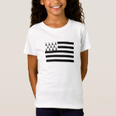 Patriotic Brittany Flag T-shirt (Voorkant)