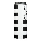 Patriotic Brittany Flag Thermosbeker (Achterkant)