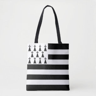 Patriotic Brittany Flag Tote Bag
