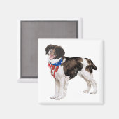 Patriotic Brittany Magneet (Voorkant / Achterkant)