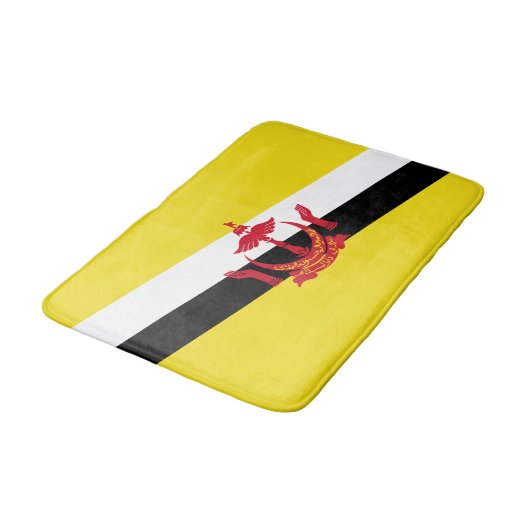 Patriotic Brunei Flag Bath Mat (Gekanteld)