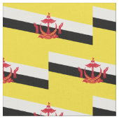 Patriotic Brunei Flag Fabric Stof (Close Up)