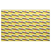 Patriotic Brunei Flag Fabric Stof (Fat Quarter)