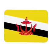 Patriotic Brunei Flag Magnet Magneet (Horizontaal)