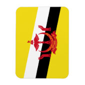 Patriotic Brunei Flag Magnet Magneet (Verticaal)