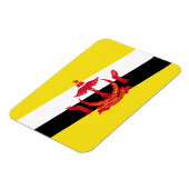 Patriotic Brunei Flag Magnet Magneet (Linkerzijde)