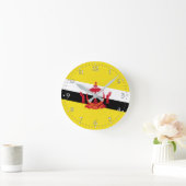 Patriotic Brunei Flag  Ronde Klok (Huis)