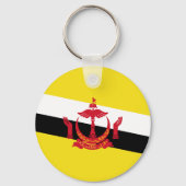 Patriotic Brunei Flag Sleutelhanger (Voorkant)