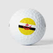 Patriotic Brunei-vlag Golfballen (Voorkant)
