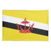 Patriotic Brunei-vlag Kussensloop (Achterkant)