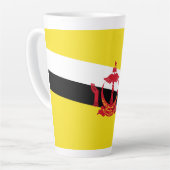 Patriotic Brunei-vlag Latte Mok (Linkerhoek)