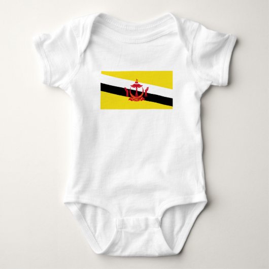 Patriotic Brunei-vlag Romper (Voorkant)