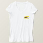Patriotic Brunei-vlag T-shirt (Design voorkant)