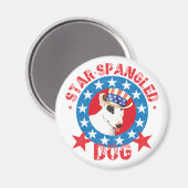 Patriotic Bull Terrier Magneet (Voorkant / Achterkant)