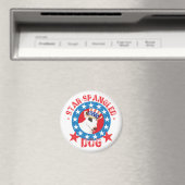 Patriotic Bull Terrier Magneet (Insitu (Vaatwasser))