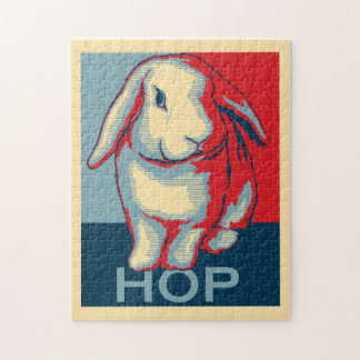 Patriotic Bunny Puzzle Legpuzzel