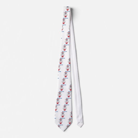 Patriotic Bunny Stropdas (Voorkant)