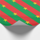 Patriotic Burkina Faso Flag Cadeaupapier (Hoek)