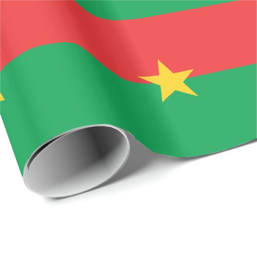 Patriotic Burkina Faso Flag Cadeaupapier (Rol Hoek)