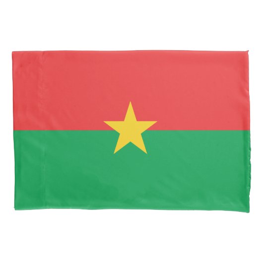 Patriotic Burkina Faso Flag Kussensloop (Voorkant)