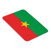 Patriotic Burkina Faso Flag Magneet (Rechterzijde)
