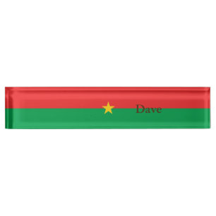 Patriotic Burkina Faso Flag Naambordje